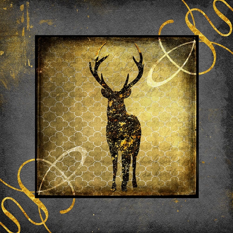 Picture of BLACK AND GOLD - STAG