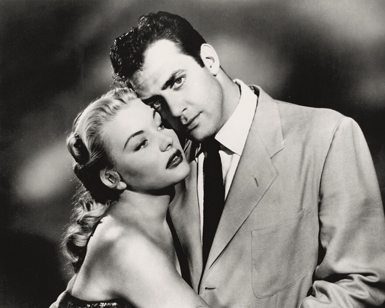 Picture of BARBARA PAYTON, RAYMOND BURR, BRIDE OF THE GORILLA, 1951