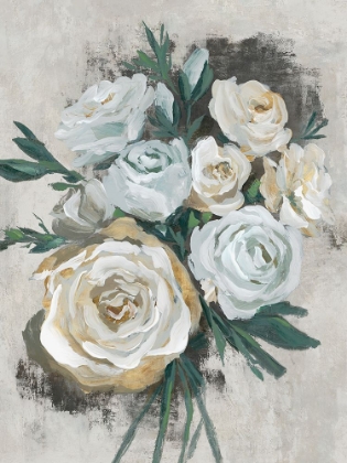 Picture of WHITE BOUQUET OF FLORALS I