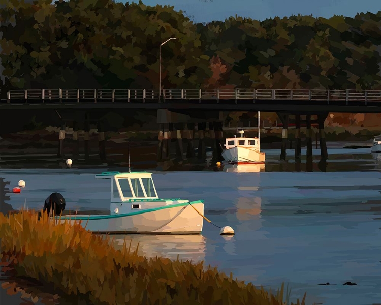 Picture of BOATS IN THE HARBOR