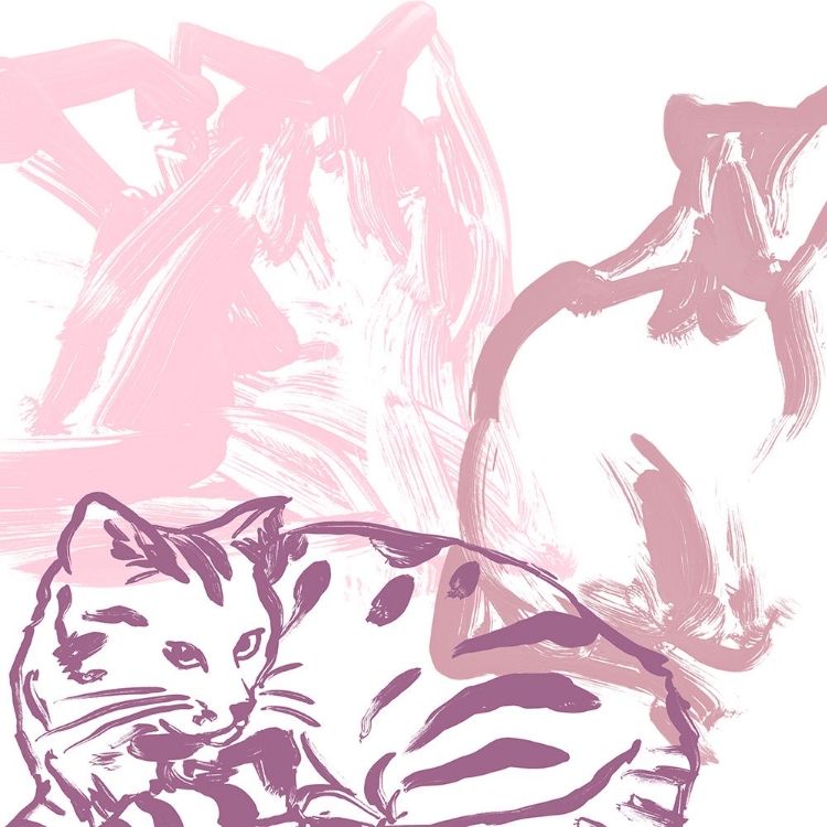 Picture of PAINT BOX CATS I