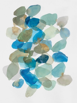 Picture of BLUE INKY PEBBLES I