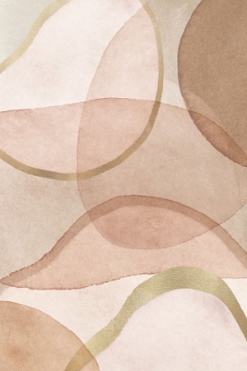 Picture of BLUSH AND BROWN ABSTRACT