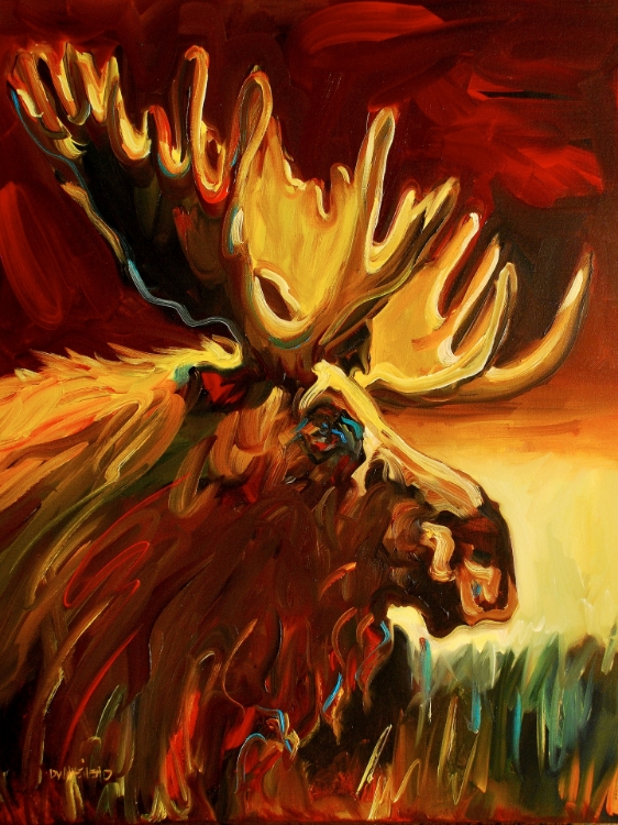 Picture of Sunset Moose