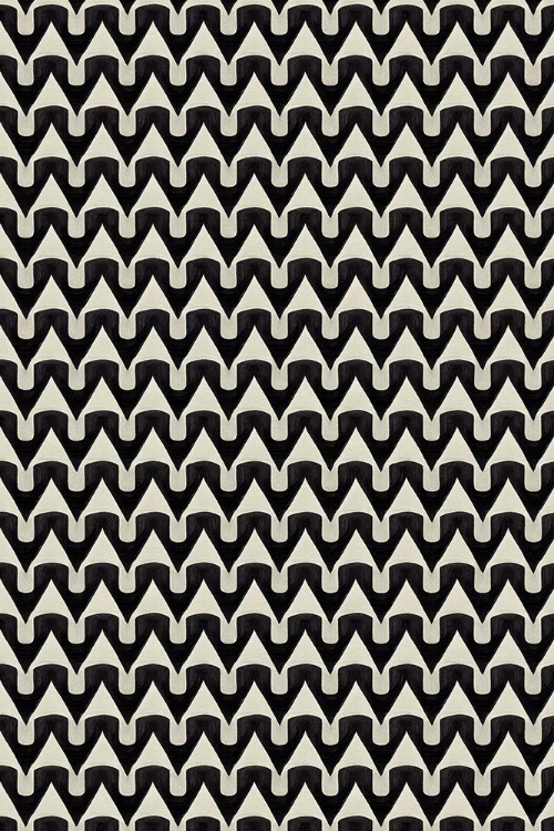 Picture of BLACK AND WHITE ZIG ZAG PATTERN