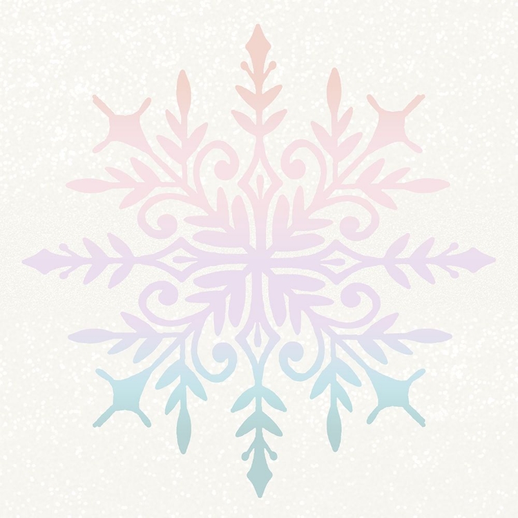 Picture of PASTEL SNOWFLAKE 1