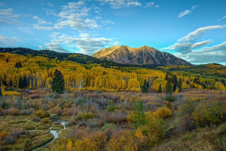 Picture of AUTUMN SUNRISE OVER EAST BECKWITH MOUNTAIN 2