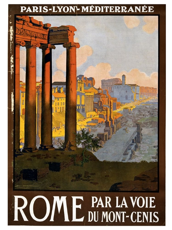 Picture of TRAVEL POSTER ROME