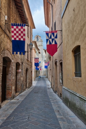Picture of ITALY- UMBRIA. STREETS IN THE HISTORIC DISTRICT OF SAN GEMINI