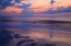 Picture of USA- GEORGIA- TYBEE ISLAND. SUNRISE WITH CLOUDS AND REFLECTIONS ALONG THE COAST.