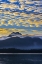 Picture of USA- WASHINGTON STATE- SEABECK. SUNSET OVER OLYMPIC MOUNTAINS AND HOOD CANAL.