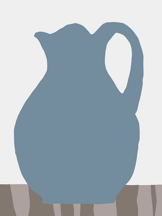 Picture of INDIGO STRIPED VASE III