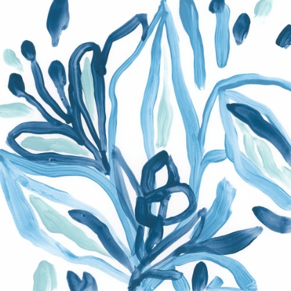 Picture of BLUE TROPICAL SKETCH I