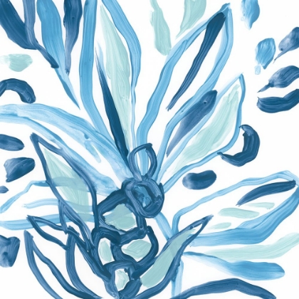 Picture of BLUE TROPICAL SKETCH III