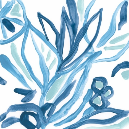 Picture of BLUE TROPICAL SKETCH IV