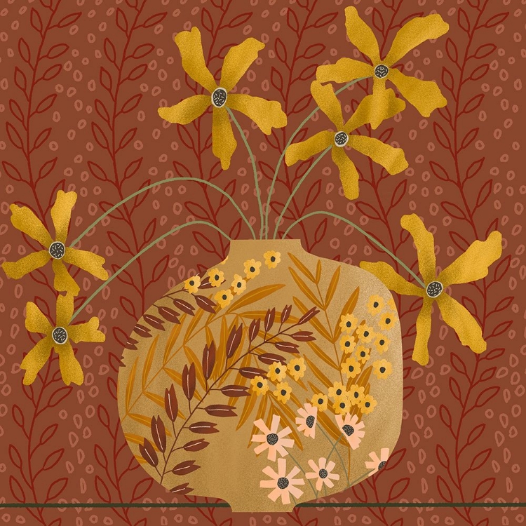 Picture of AUTUMN FLOWER VASE II