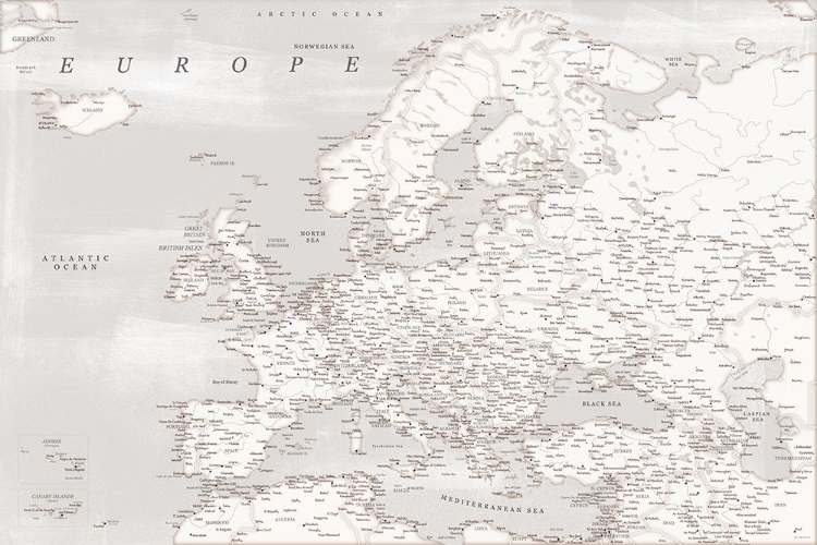 Picture of LYSANDER DETAILED MAP OF EUROPE