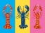 Picture of LOBSTER LANGOUSTINES POP ART