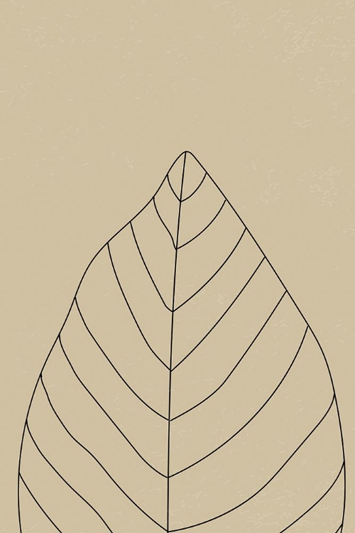 Picture of MINIMAL LEAVES #1