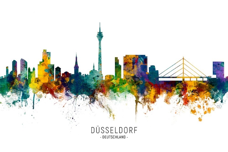 Picture of DAANDFRAC14;SSELDORF GERMANY SKYLINE