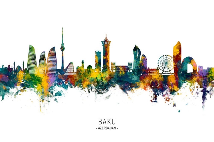 Picture of BAKU AZERBAIJAN SKYLINE