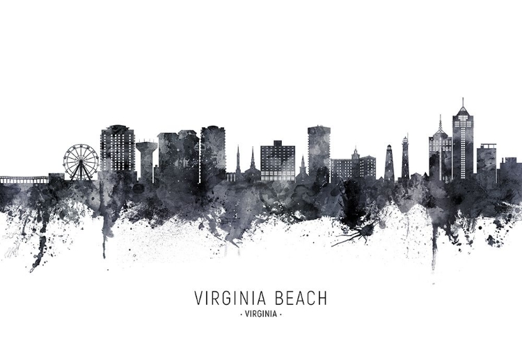 Picture of VIRGINIA BEACH VIRGINIA SKYLINE