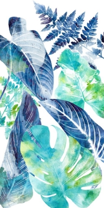 Picture of WATERCOLOR PALM PANEL 1