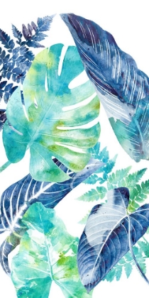 Picture of WATERCOLOR PALM PANEL 2