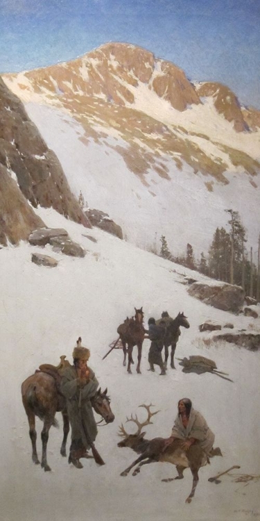 Picture of INDIAN ELK HUNTING