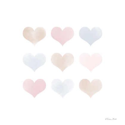 Picture of WATERCOLOR HEARTS