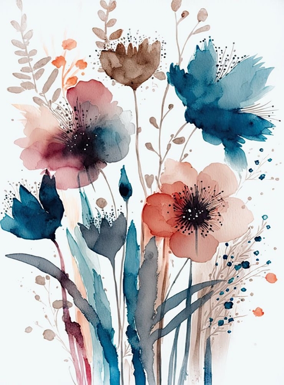 Picture of A WILDFLOWER MEADOW BOUQUET II