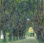 Picture of KLIMT-ALLEE IM PARK VON SCHLOSS KAMMER