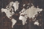 Picture of OLD WORLD MAP DARK NEUTRAL