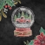 Picture of CHRISTMAS CHALK SNOW GLOBE