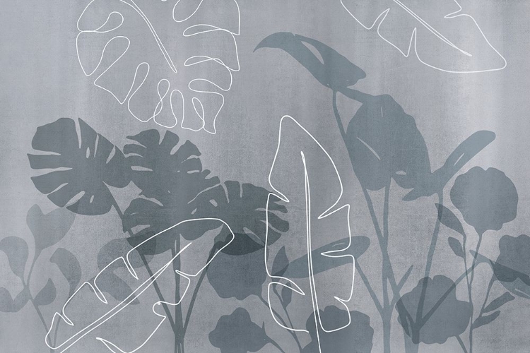 Picture of ABSTRACT BOTANICAL AND LINE