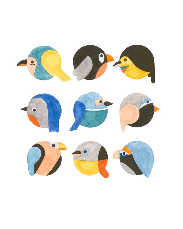 Picture of EMOJI BIRDS