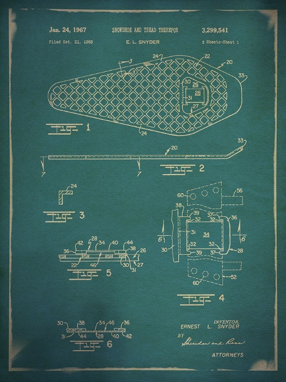 Picture of SNOWSHOE PATENT 2 BLUE