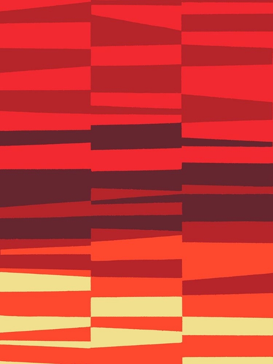 Picture of MONOCHROME PATTERNS 7 IN RED