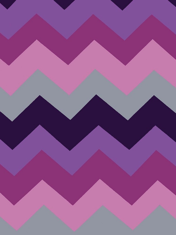 Picture of MONOCHROME PATTERNS 3 IN PURPLE