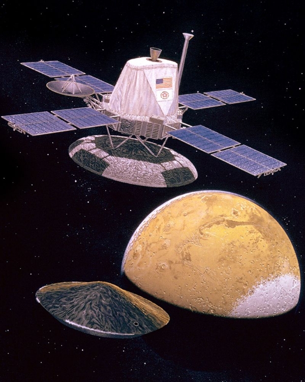 Picture of ARTIST IMPRESSION OF THE VIKING ORBITER SPACECRAFT