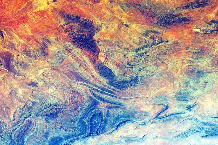 Picture of LAKE TORRENS AND THE AUSTRALIAN OUTBACK VIEWED FROM SPACE