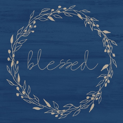 Picture of BLESSED WREATH BLUE