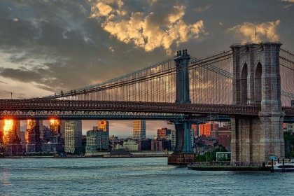 Picture of BROOKLYN AND MANHATTAN BRIDGES