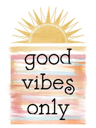 Picture of GOOD VIBES ONLY SUN