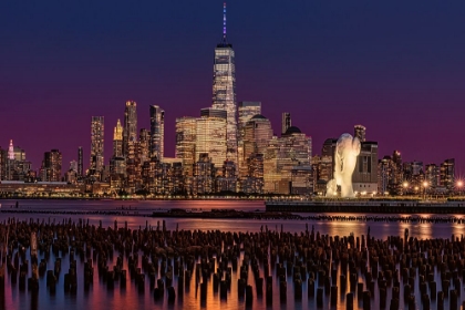 Picture of LOWER MANHATTAN SKYLINE AT TWILIGHT II