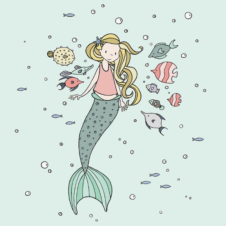 Picture of MERMAID AND FISH BUDDIES