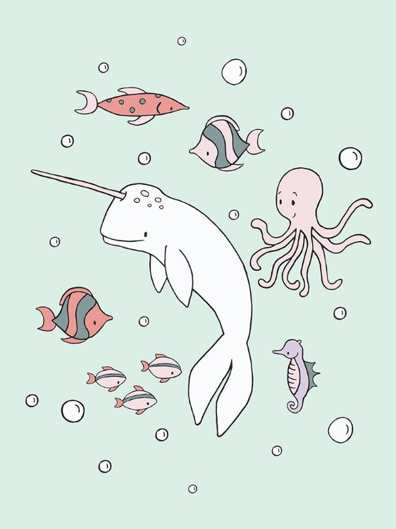 Picture of MERMAID CRITTERS NARWHAL