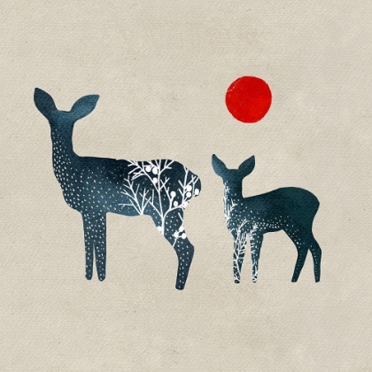 Picture of DEER AND SUN II