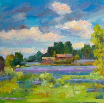 Picture of LAVENDER COUNTRYSIDE