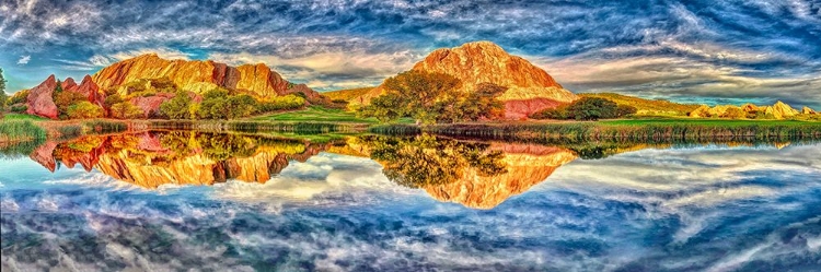 Picture of COLORFUL COLORADO ROXBOROUGH REFLECTION PANORAMA